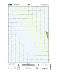 South Fox Island OE W 2014 topographic map thumbnail