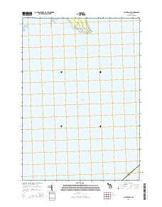Au Gres OE S 2014 topographic map thumbnail