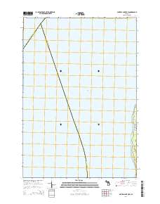 Central Lake OE W 2014 topographic map thumbnail
