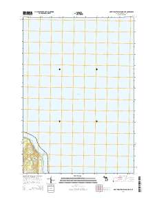 North Manitou Island OE NE 2014 topographic map thumbnail