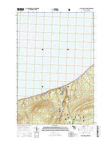 Black River Harbor 2014 topographic map thumbnail