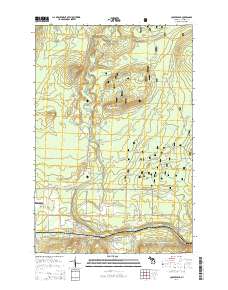 Copper Peak 2014 topographic map thumbnail
