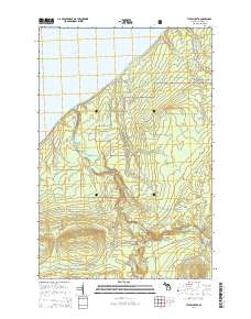 Tiebel Creek 2014 topographic map thumbnail