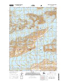 Bering Glacier C-8 SW 2014 topographic map thumbnail