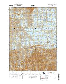 Bering Glacier B-8 SE topographic map thumbnail