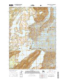 Bering Glacier B-8 SW topographic map thumbnail
