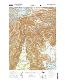 Bering Glacier B-8 NW topographic map thumbnail
