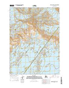 Bering Glacier B-7 NE topographic map thumbnail