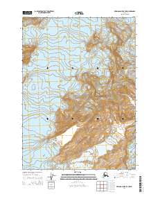 Bering Glacier B-7 NW topographic map thumbnail