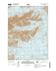 Bering Glacier C-7 SW 2014 topographic map thumbnail