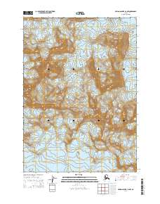 Bering Glacier C-6 NW 2014 topographic map thumbnail