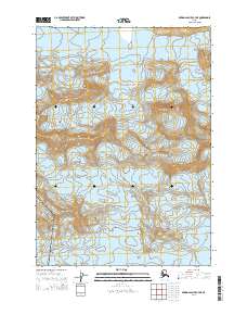 Bering Glacier C-7 NE 2014 topographic map thumbnail