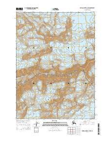 Bering Glacier C-7 NW 2014 topographic map thumbnail