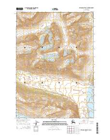 Bering Glacier D-7 NE 2014 topographic map thumbnail