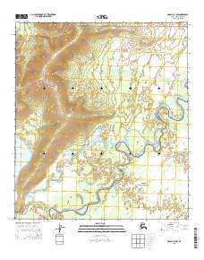 Denali D-3 NW 2015 topographic map thumbnail