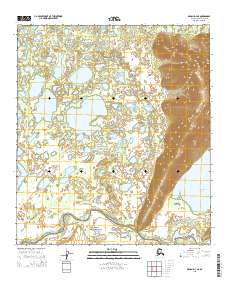 Denali D-4 NE 2015 topographic map thumbnail