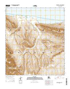 Point Hope D-2 SE 2014 topographic map thumbnail