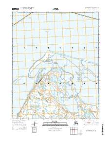 Wainwright B-5 SW topographic map thumbnail