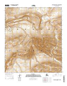 De Long Mountains C-4 SW topographic map thumbnail