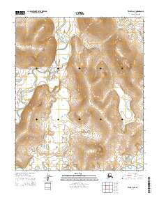Teller B-2 SE 2014 topographic map thumbnail