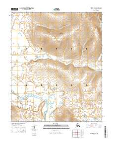 Teller B-2 NE 2014 topographic map thumbnail