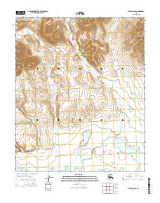 Teller B-4 NW 2014 topographic map thumbnail
