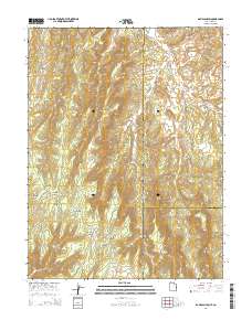 Davis Canyon 2014 topographic map thumbnail