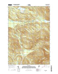 B Pond 2014 topographic map thumbnail