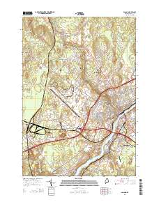 Bangor 2014 topographic map thumbnail