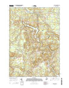 Bar Mills 2014 topographic map thumbnail