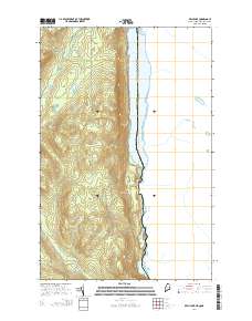 Beau Lake 2014 topographic map thumbnail