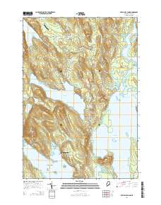 Beech Hill Pond 2014 topographic map thumbnail
