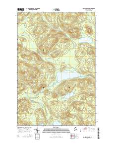 Big Machias Lake 2014 topographic map thumbnail
