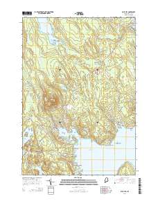Blue Hill 2014 topographic map thumbnail