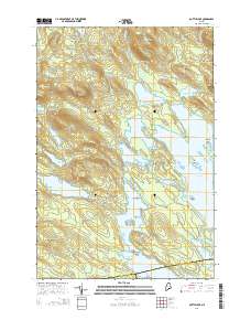 Bottle Lake 2014 topographic map thumbnail