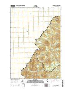 Boundary Pond 2014 topographic map thumbnail