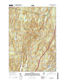 Bowdoinham 2014 topographic map thumbnail