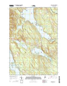 Branch Lake 2014 topographic map thumbnail