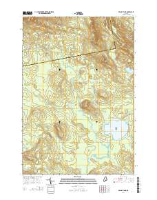 Brandy Pond 2014 topographic map thumbnail