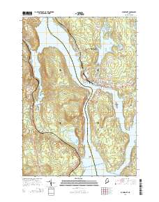 Bucksport 2014 topographic map thumbnail