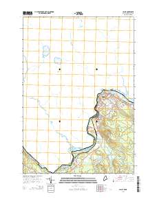 Calais 2014 topographic map thumbnail