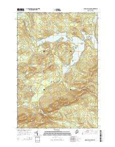 Canada Falls Lake 2014 topographic map thumbnail