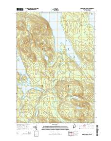 Caribou Lake South 2014 topographic map thumbnail