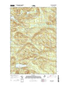 Carr Pond 2014 topographic map thumbnail