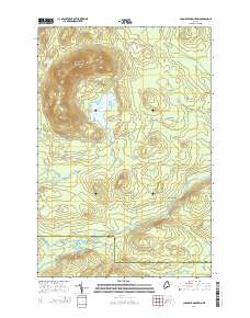 Chandler Mountain 2014 topographic map thumbnail