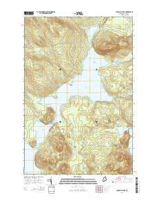 Churchill Lake 2014 topographic map thumbnail