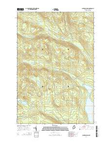 Clarkson Pond 2014 topographic map thumbnail