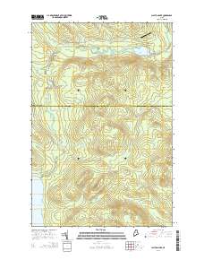 Clayton Lake 2014 topographic map thumbnail