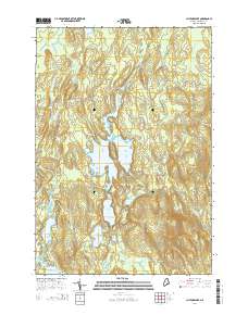 Clifford Lake 2014 topographic map thumbnail