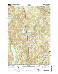 Cumberland Center 2014 topographic map thumbnail